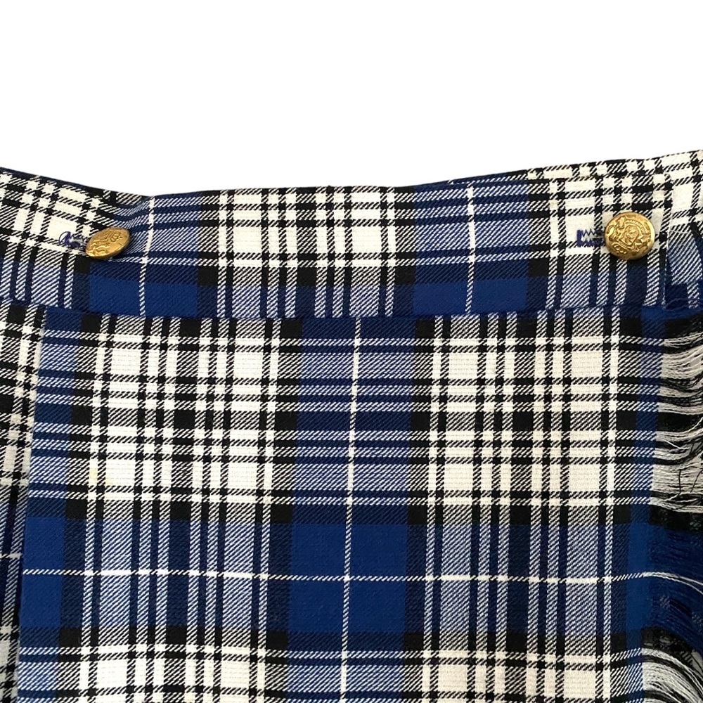 Vintage 90’s Michele Plaid Pleated Mini Skirt Size 8 - Picture 2 of 10